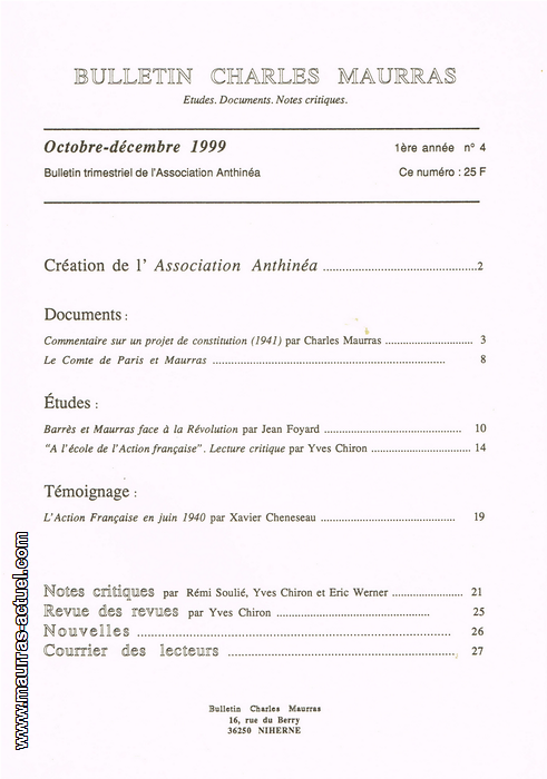 bulletin-charles-maurras_n4-1999