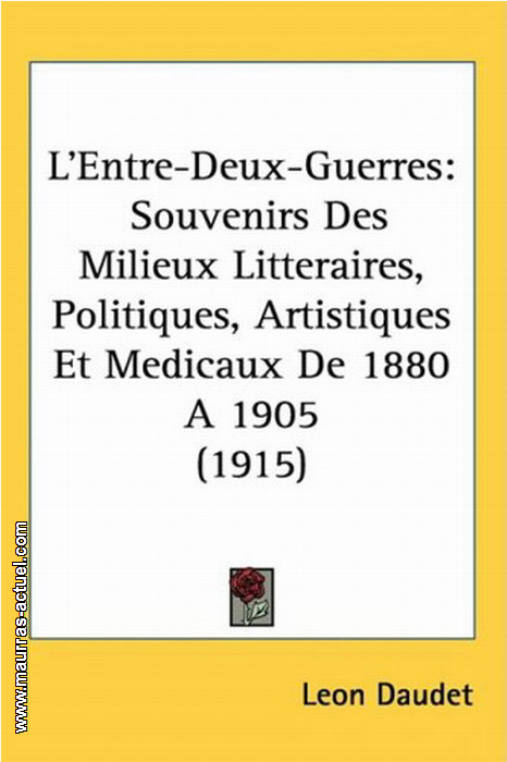 daudet-l_entre-deux-guerres_kessinger