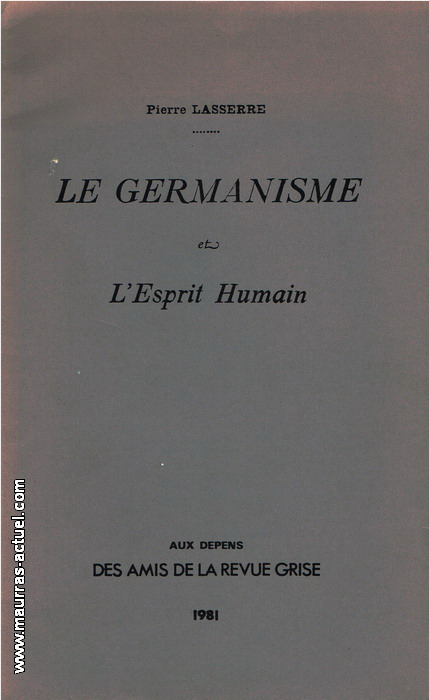 lasserre_germanisme_1981