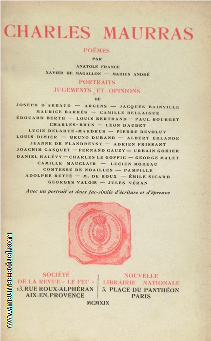 le-feu_charles-maurras_1919