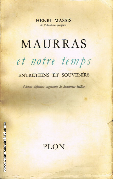 massis_maurras-notre-temps