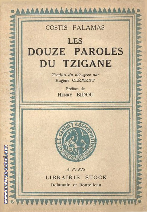 palamas-c_douze-paroles-du-tzigane_stock