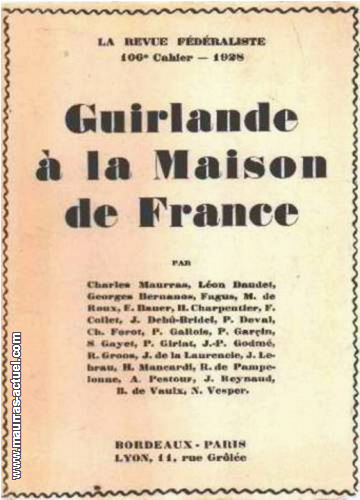 revue-federaliste_guirlande-a-la-maison-de-france_1928