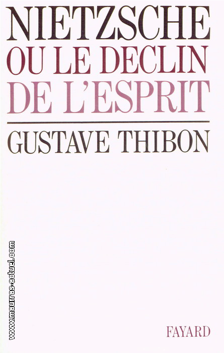 thibon_nietzsche-declin-esprit