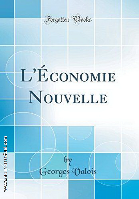 valois-georges_economie-nouvelle_forgotten-books-2017