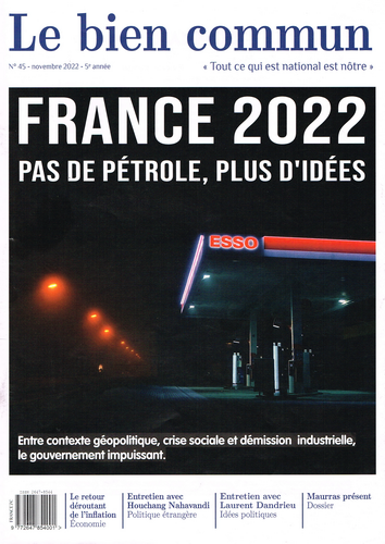 Le Bien Commun, n°45, novembre 2022 Le Bien Commun, n°45, novembre 2022
