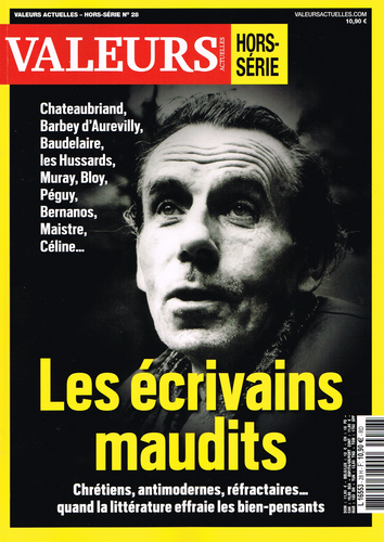 Valeurs Actuelles. N° hors-série Les écrivains maudits. 2021.