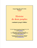 J.Bainville. Histoire de deux peuples continue jusqu' Hitler. Edt UQAC, 2007