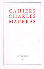 Cahiers Charles Maurras. Nouvelle série, n°1, 1983