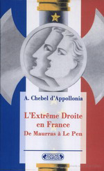 A. Chebel d'Appollonia. L'extrême-droite. Edt Complexe, 1996