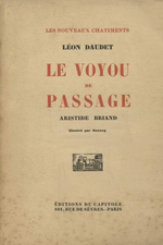 L.Daudet. Le voyou de passage. Edt du Capitole, 1930