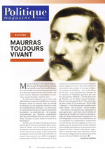 Maurras toujours vivant. Dossier 'Politique Magazine', n°168, avril 2018.